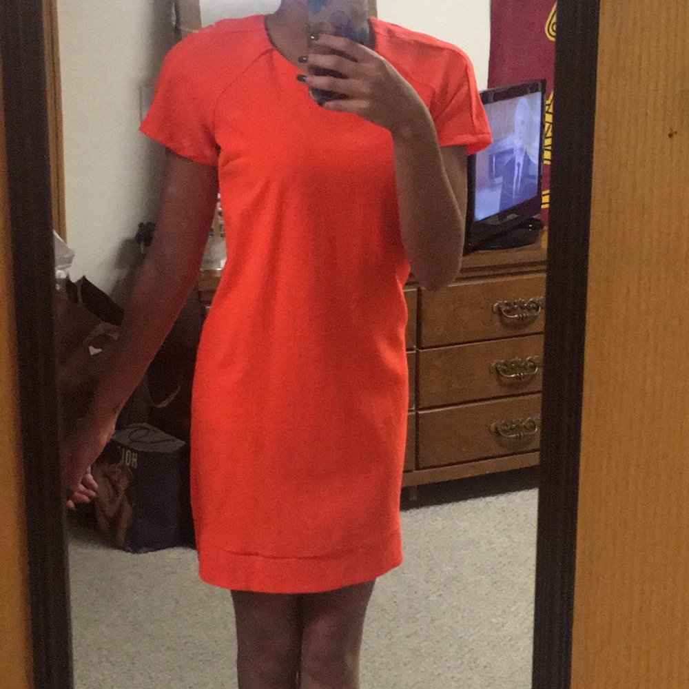 Orange Date Night Dress